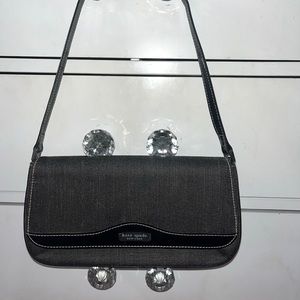 Kate spade mini purse gray